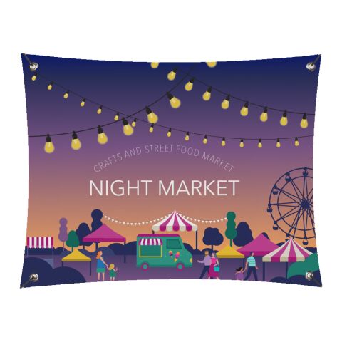 4&#039;x6&#039; Vinyl Banner White | 4 Color Process | Front | 48.00 Inches × 72.00 Inches