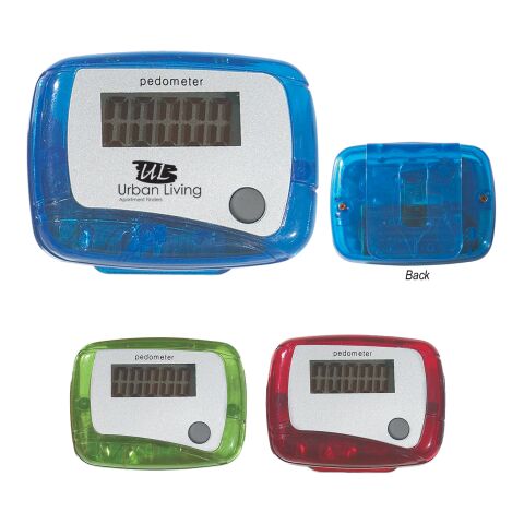 Pedometer Translucent Blue | No Imprint | not available | not available