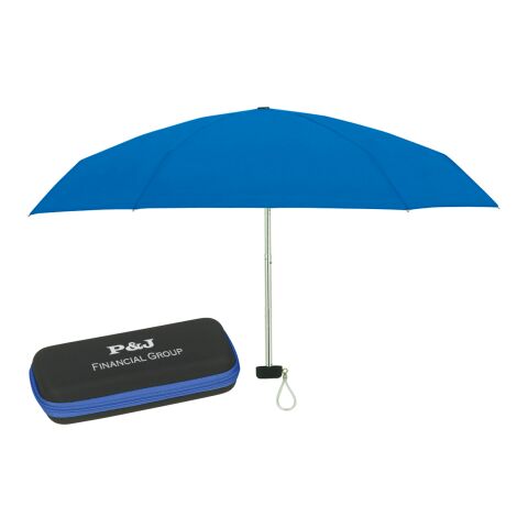 37&quot; Arc Telescopic Folding Travel Umbrella With Eva Case
