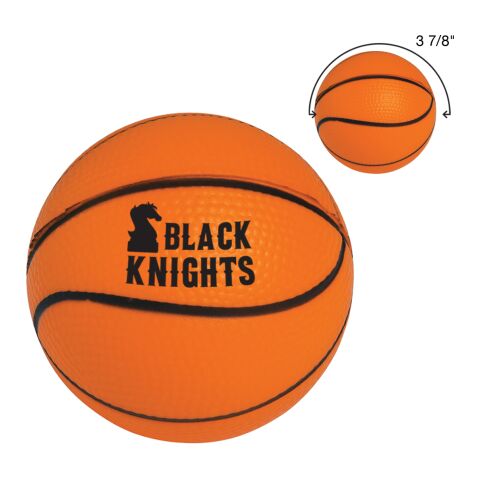 Basketball Shape Stress Reliever Brown | No Imprint