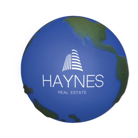 Globe Shape Stress Reliever Translucent Blue | No Imprint | not available | not available