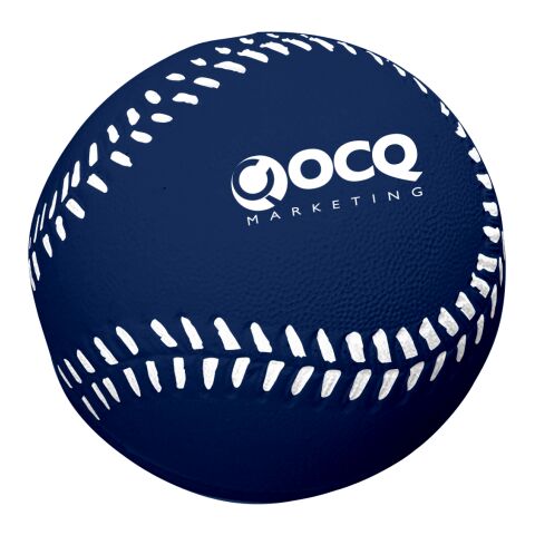 Baseball Shape Stress Reliever Navy Blue | No Imprint | not available | not available