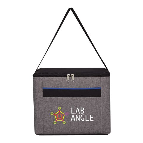 Brighton Heathered Kooler Bag Standard | Gray/Royal Blue | No Imprint | not available | not available