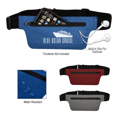 Heathered Running Belt Gray | No Imprint