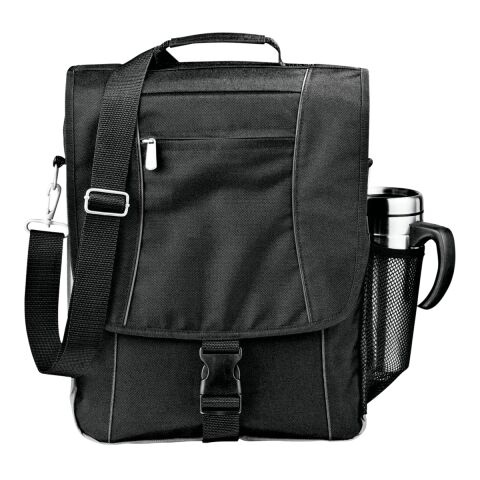 Verona Vertical 15&quot; Computer Briefcase Standard | Black | No Imprint | not available | not available