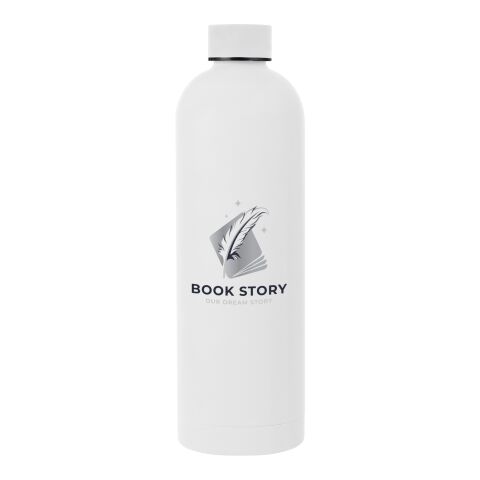 33 Oz. Viviane Stainless Steel Bottle With Bamboo Lid White Lid | No Imprint | not available | not available