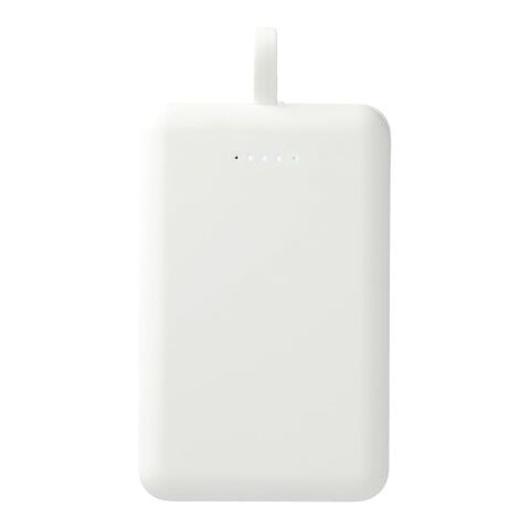 Solekick™ 5000 Wireless Power Bank w/ 3-in-1 Cable Standard | White | No Imprint | not available | not available