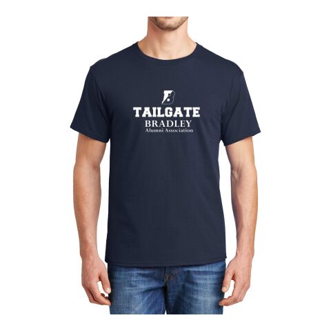 Hanes® ComfortSoft® 100% Cotton T-Shirt Navy | M | No Imprint