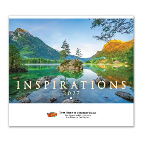 Full Color Inspirations Spiral Wall Calendar