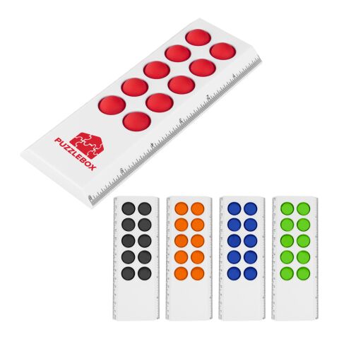 6&quot; Push Pop Stress Reliever Ruler White/Lime | No Imprint | not available | not available