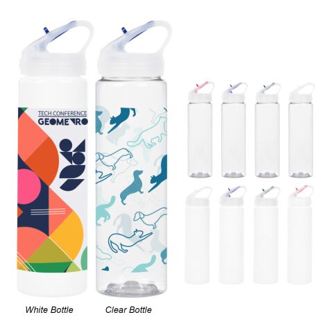 25 Oz. Full Color Brooks Bottle White | 4 Color Process | Wrap | 9.25 Inches × 8.25 Inches