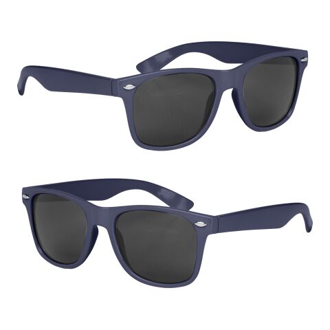 Full Color Malibu Sunglasses Navy Blue | DIGIBRITE | LEFT TEMPLE | 5.50 Inches × 1.00 Inches