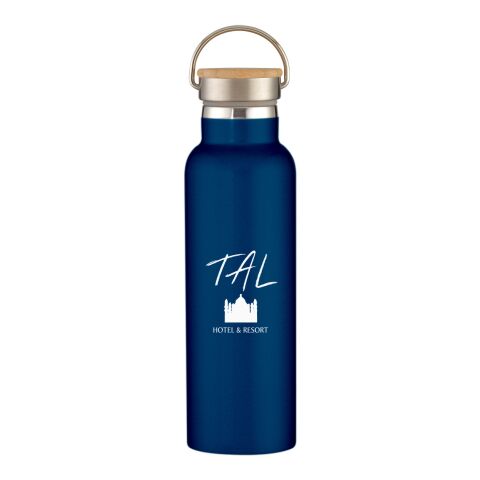 21 Oz. Liberty Stainless Steel Bottle With Wood Lid