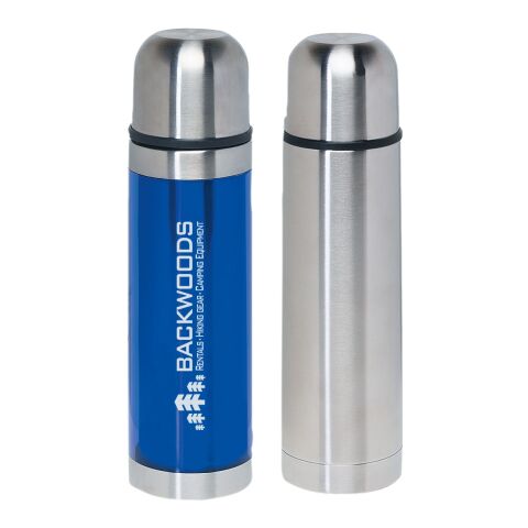 16 Oz. Stainless Steel Thermos Silver | No Imprint