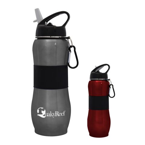28 Oz. Stainless Steel Sport Grip Bottle Red | No Imprint | not available | not available