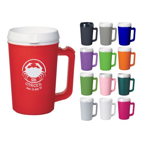 22 Oz. Thermo Insulated Mug Rasberry | No Imprint | not available | not available