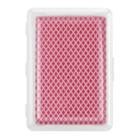 Playing Cards In Case Red