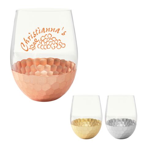 18 Oz. Florence Stemless Wine Cup Silver | No Imprint | not available | not available