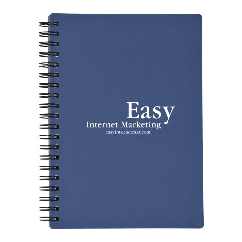 RUBBERY SPIRAL NOTEBOOK Blue | No Imprint | not available | not available
