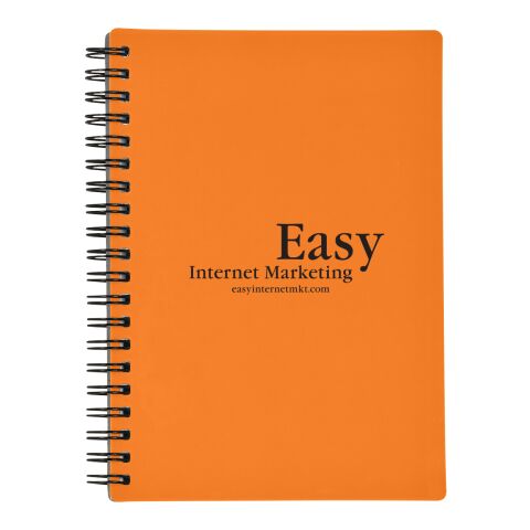 RUBBERY SPIRAL NOTEBOOK Orange | No Imprint | not available | not available