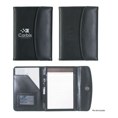 Leather Look 5&quot; x 7&quot; Portfolio Black | No Imprint | not available | not available