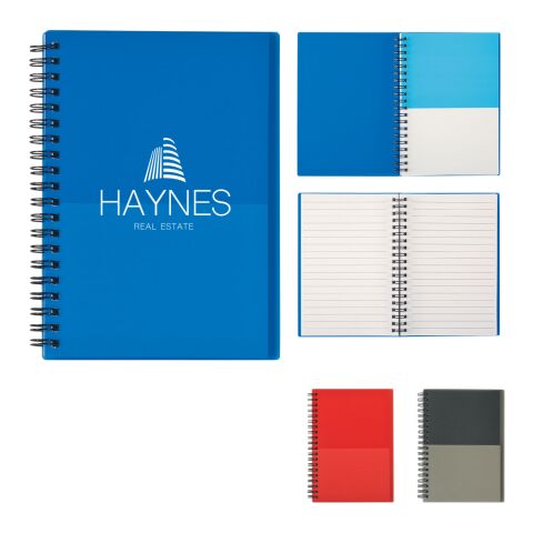 Two-Tone Spiral Notebook Blue | No Imprint | not available | not available