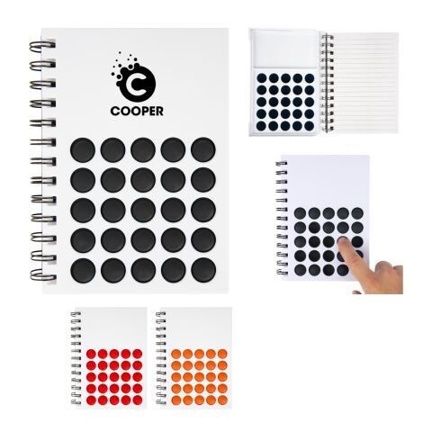 Push Pop Spiral Notebook White/Black | No Imprint | not available | not available