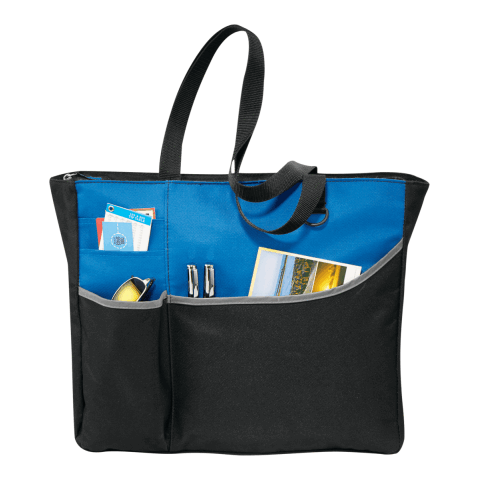 Metropolis Zippered Meeting Tote Royal Blue | No Imprint | not available | not available