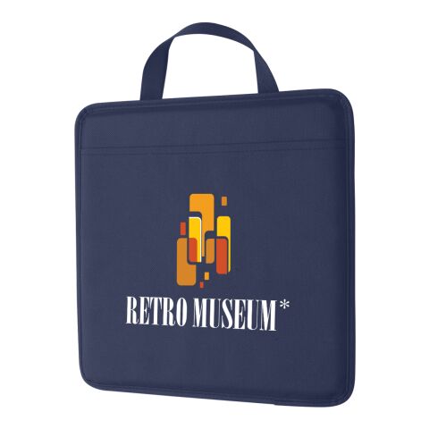 Non-Woven Stadium Cushion Navy Blue | No Imprint | not available | not available