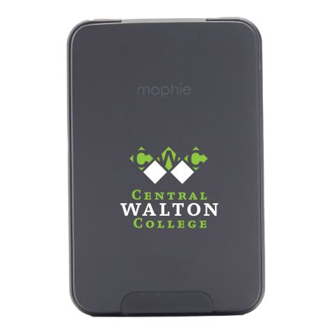 mophie® Snap+5000 mAh Wireless Power Bank w/ Stand Standard | Black | No Imprint | not available | not available
