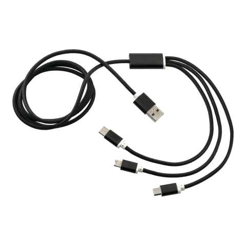 Realm 3-in-1 Long Charging Cable Black | No Imprint | not available | not available