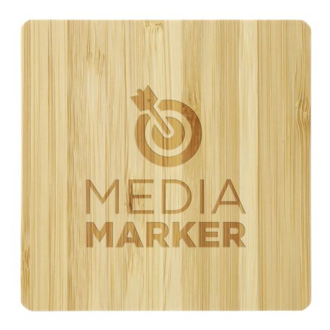 Bamboo Wireless Charging Pad with Dual Outputs Standard | Natural | No Imprint | not available | not available