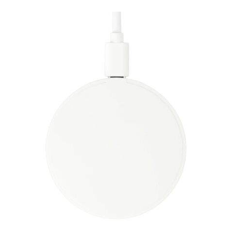 Recycled ABS MagClick™ Fast Wireless Charging Pad Standard | White | No Imprint | not available