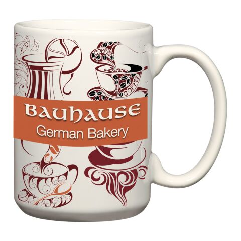15 Oz. Full Color Mug  White | No Imprint
