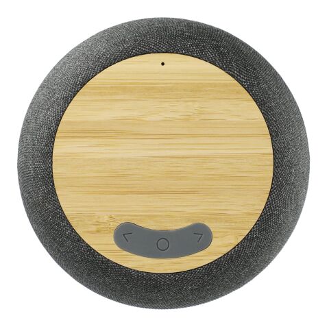 Garm Fabric &amp; Bamboo Speaker with Wireless Chargin Standard | Gray | No Imprint | not available | not available