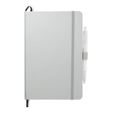 5.5&quot; x 8.5&quot; FSC® Mix Bound JournalBook Set Silver | No Imprint