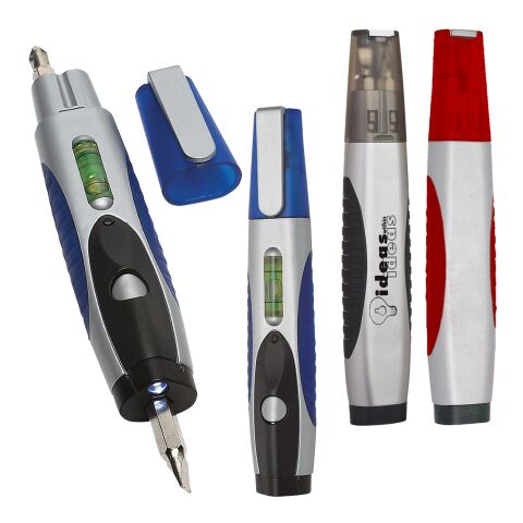 Multi-Purpose Tool/Flashlight Silver with Red | No Imprint | not available | not available