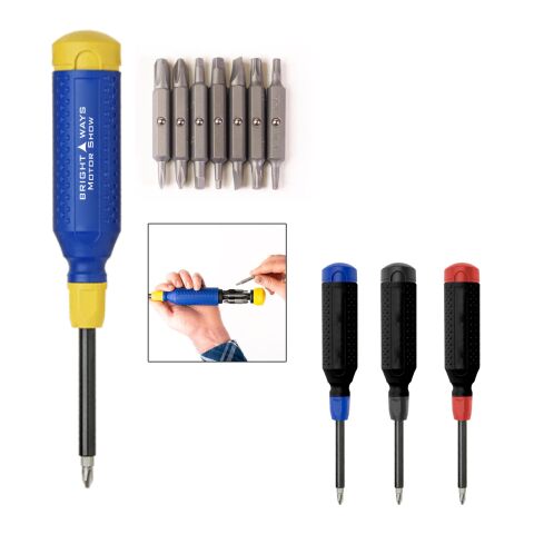 MegaPro 15-In-1 Multi-Bit Screwdriver Black with Red | No Imprint | not available | not available