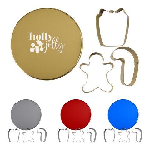 Holiday Cookie Cutter Set Gold | No Imprint | not available