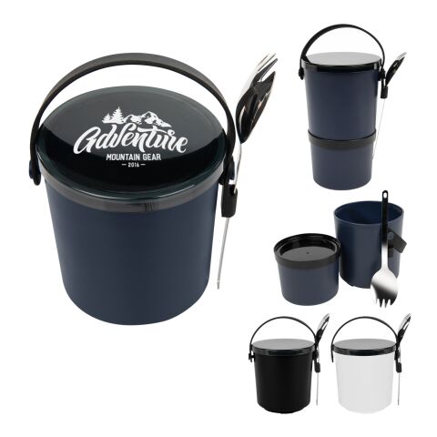 Snack Stack 30 Oz. Food Container Navy Blue | No Imprint | not available | not available