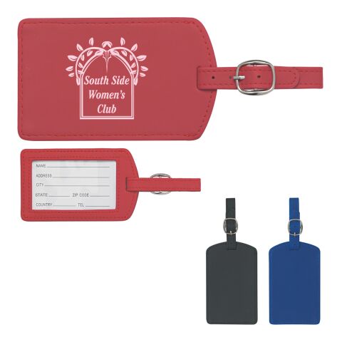 Luggage Tag Royal Blue | 1 color PAD PRINT | Side1 | 2.75 Inches × 1.50 Inches