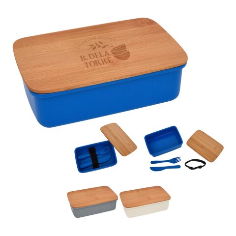 Wheat Lunch Set With Bamboo Lid Lime | No Imprint