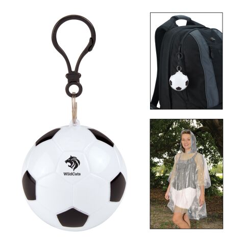Soccer Fanatic Poncho White/Black | No Imprint | not available