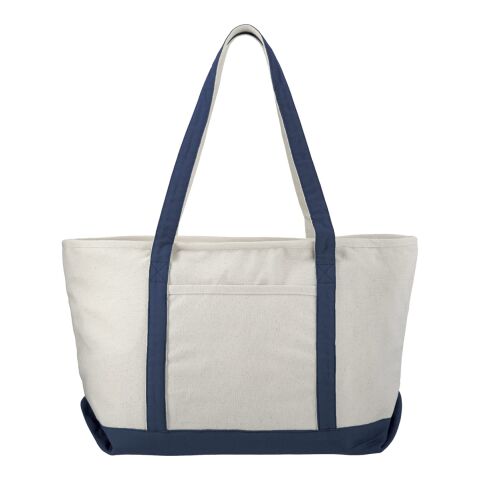 Baltic 18oz Cotton Canvas Zippered Boat Tote Blue | No Imprint | not available | not available