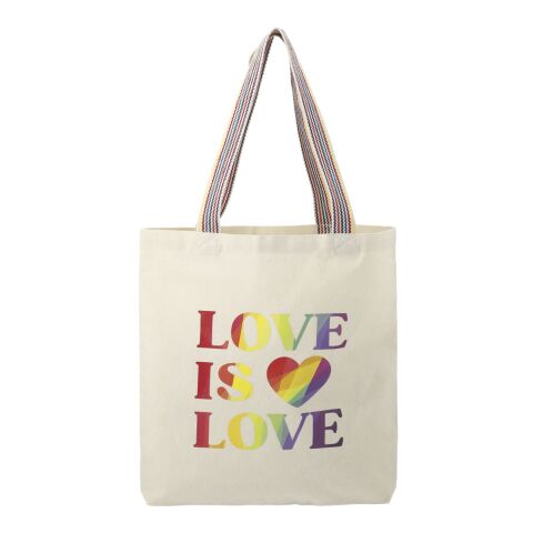 Rainbow Recycled 6oz Cotton Convention Tote 