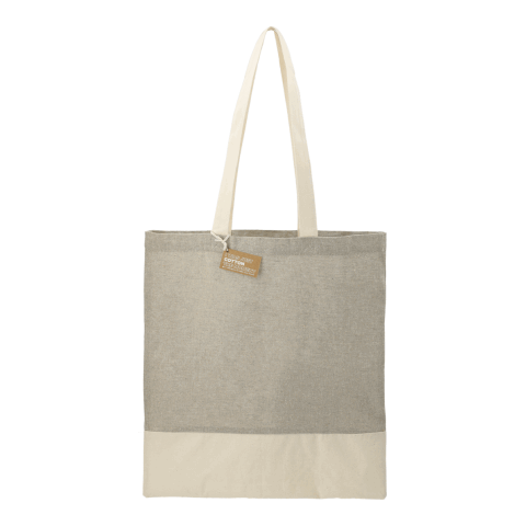 Split Recycled 5oz Cotton Twill Convention Tote Standard | Gray | No Imprint | not available | not available