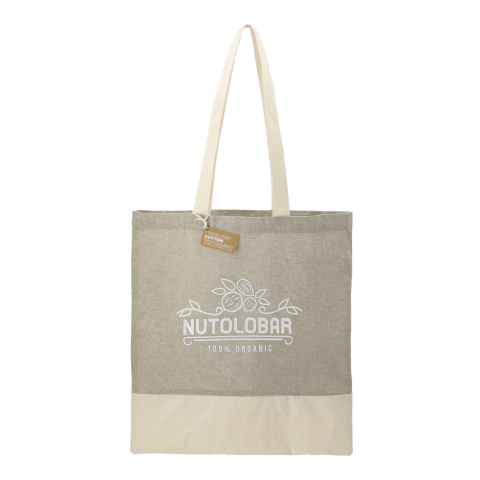Split Recycled 5oz Cotton Twill Convention Tote Gray | No Imprint | not available | not available
