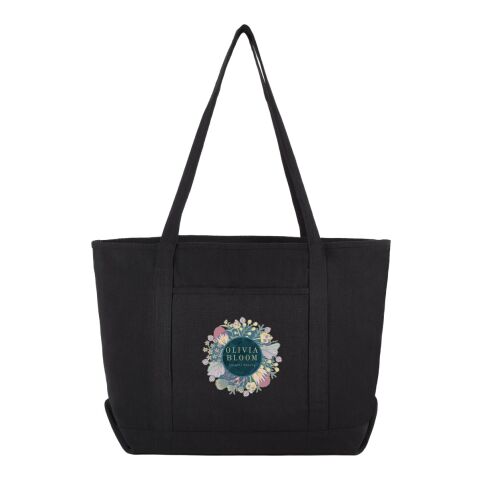 Repose 10oz Recycled Cotton Boat Tote Black | No Imprint | not available | not available