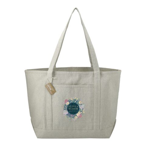 Repose 10oz Recycled Cotton Boat Tote Gray | No Imprint | not available | not available
