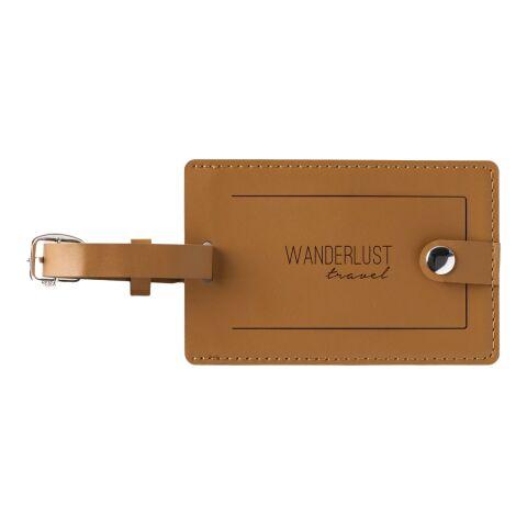 Bio Leather Luggage Tag Standard | Brown | No Imprint | not available | not available